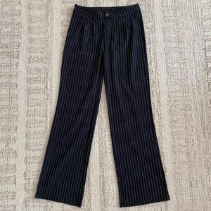 Pinstripe Black Pants